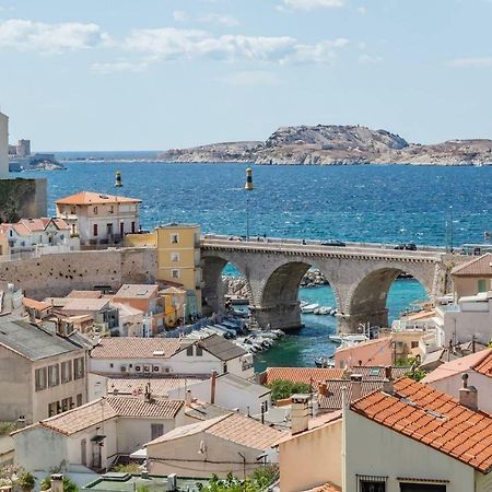 T2 Superbe Vue Mer Et Vallon Des Auffes Marseille Bagian luar foto