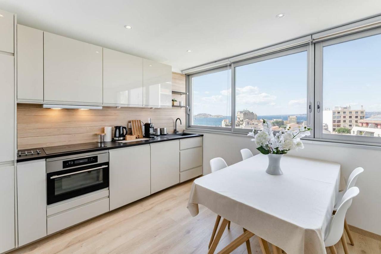 T2 Superbe Vue Mer Et Vallon Des Auffes Marseille Bagian luar foto